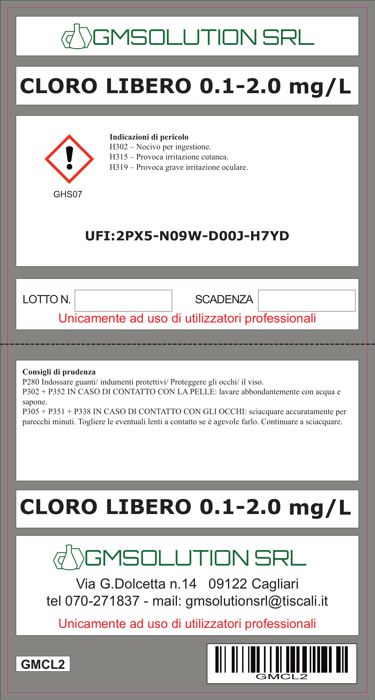 Cloro Libero / Totale